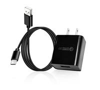 USB C QC3.0 Fast Charger for Samsung Galaxy A20E A20S A30S A50S A51 A10E, A30 A40 A50 A70 A80 A20, Galaxy Note 8 9, S9 S8, S10 Plus Type C Charging Cable Cord 5 ft