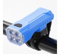 USB-C Rechargeable Bike Light, 260 Lumen Waterproof Cycling Light with Quick-Release Mount for Road & Mountain Bikes, Compact 53g(Blue-B)