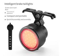USB-C Rechargeable Bike Light for Saddle Seat Post | Auto brightness adjustment, smart light sensor, day night riding safety, compact design, USB-C charging