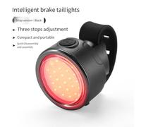USB-C Rechargeable Bike Light for Saddle Seat Post | Auto brightness adjustment, smart light sensor, day night riding safety, compact design, USB-C charging