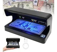 USB-C Rechargeable Note Checker UV Light, Counterfeit Money Detector, Portable Money Checker Machine with Watermark Light for Global Notes, Fluorescent Mark Tracer for Shop Hotel Cash Handling