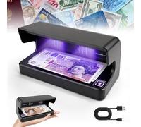 USB-C Rechargeable Note Checker UV Light, Portable Counterfeit Money Detector, Money Checker Machine, UV Money Checker for Global Notes, Fluorescent Mark Tracer for Shops Hotels and Cash Handling