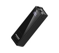USB C Rechargeable Pocket Camera Grip with Battery Percentage Display, Tripod Ready Thread Base, 5000mAh Energy, Longer Filming Pocket Camera Battery Grip Charging Handle Led Display