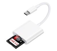 USB C SD Card Reader for iPhone 17 16 15 Series iPad Pro Mac MacBook Laptop,Type C to Memory Card Reader Adapter Trail Camera Viewer for Samsung Galaxy S25 S24 FE S23 A17 A16,Google Pixel 10 9 Pro XL