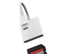 USB C SD Card Reader for iPhone16 15 for iPad Pro Adapter for Apple Mac Android compatible for Samsung Digital Camera Memory Laptop Compact External Port Type C Multicard Adaptor Transfer Picture