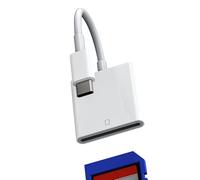 USB C SD card reader Type C adapter for Apple for iPhone 15 Pro Max Plus for iPad 10 Air 4 5 Mini 6 Pro 12.9 compatible with Samsung external memory card data transfer photo storage camera reader