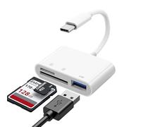 USB C SD Card Reader,USB C to SD Card for iPhone 15/iPad/Mac/Laptop, Type C Memory Card Adapter for iMac, iPad Pro/Air/Mini, MacBook Pro/Air, MicroSD/SD,Galaxy