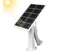 USB C Solar Panel,Waterproof Solar Panels For Security Camera | Quick Charger For Battery Outdoor Adventure Travel Remote Work Camping Garden