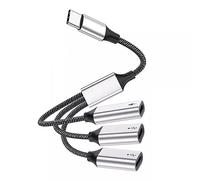 USB C Splitter Hub OTG Port Fast Data Transfer 600W Power Type USB2.0 Adapter For Laptop For Tablet