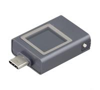 USB C Tester, 1 Pack Bidirectional Current Meter, Voltage Power Detector with Recording Function, for ZERO Power Consumption Design, for Laptop Tablet Charger Monitoring
