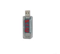 USB C Tester Voltage Current Meter LED Display Digital Multimeter for Power Bank for charger Detection 3.3-7.5V 0-3A Range(straight white.)