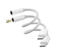 USB-C to 3.5mm Adapter Dongle DAC Headphone Audio Cable Splitter(2pack)Apple IPhone15 Pro Max Ipad AUX Type C Jack Cord Connector Compatible for Samsung Google Pixel LG Huawei Galaxy S23 S21 FE Ultra