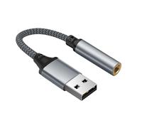 USB C To 3.5mm Audio Adapter Built-in Decoding Chip Audio Stereo Cable