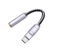 USB C to 3.5mm Audio Adapter CX31993+MAX97220 Dongle Earbuds Type C Headphone Male Audio Hi-Fi Cord to DAC Cable Female Jack