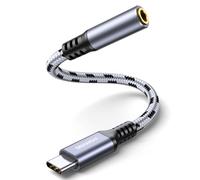 USB C to 3.5mm Audio Adapter - USB C Headphone Adapter Compatible with iPhone 16/15 Pro Max/15 Pro/15, Samsung Galaxy S24/S23/S22/S21 Ultra, iPad Pro, Pixel 8