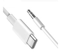 USB C to 3.5mm Aux Jack Audio Cable, Type C to 3.5mm Stereo Car Auxiliary Cable, Type C Cord Headphone Stereo Adapter Compatible with Samsung Galaxy S22/21/20/10/9 Ultra, Note 21/20/10 (White)