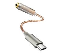 USB C to 3.5mm Digital Hearing Adapter Headphone Amplifier Amplifier Sound Decoding Studio and Home Entertainment