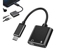 USB C to 3.5mm Dongle Adapter Type C Dongle Jack with Fast Charging PD | Music Headphone Adapter, Phone Charger Connector for Music, Talk, Records, Audio