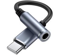 USB C to 3.5mm Headphone Adapter Jack Audio Adapter Cable Cord for iPhone 16/15 Pro/Max/Plus Samsung Fold/Flip 6 5 S25 S24 FE Plus Ultra Google Pixel 9/8 Pro, for iPad 10th Pro Mini 6 Air