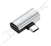 USB C to 3.5mm Headphone and Charger Adapter for Samsung Galaxy A17/A16/S26 Ultra/S25/S24/S23/S22/S21/2in1 Type C to Aux Jack Dongle Adapter with PD 60W Fast Charging for iPhone 17e/17 Pro Max/16/15