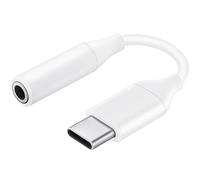 USB C to 3.5mm Jack Adapter USB C Headphone Audio Adapter Type C to 3.5mm White Hi-Fi DAC Chip Compatible with Samsung Galaxy S21 5g Ultra S20 Note 20 9 A12, Xiaomi , Huawei, Oppo, Tablet etc.