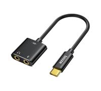 USB C to 3.5mm Jack Audio Adapter External Sound Card with 3.5mm Headphone and Microphone TRS Jack to USB C Compatible with Windows, Laptops, Desktops Windows, MAC, Linux, PC, PS5, PS4