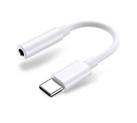 USB C to 3.5mm Jack, Type C to Headphone Adapter Aux Digital Audio Earphone Adaptor, Aux to USB C Headphone Adapter for Sam-sung S24 S23 S22 S21 A55 A54 A53 A35 A15, i-Phone 15 Pro Max (White)