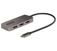 USB-C to 3x DisplayPort 1.4 MST Hub, 4K UHD 60Hz - MST14CD123DP