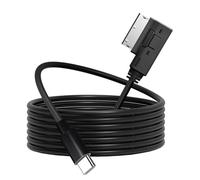 USB-C to AMI MMI Aux Cable for Apple iPhone 15/16 Compatible with Audi A3/A4/A5/A6/A7/A8/S4/S6/S8/Q5/Q7/R8/TT, USB-C to Car Aux Interface Dongle (3.3FT)