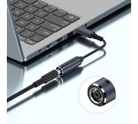 USB C to Barrel Tip Adapter, 45W 65W 100W PD Charging for Convert Dell, HP 7.4mm x 5.0mm Charger to Type C Power for Phones,Tablets,Laptops and Other USB C Devices, Input: DC15-20.5V