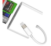 USB C to CF SD Micro SD Card Reader(3in1)for iPhone 16 15 Pro Max Adapter Compatible for Samsung S25 S24 for Apple Camera TF Memory Transfer Flash Drive Android for iPad MacBook PC Laptop Accessories