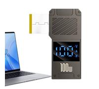 USB C To DC Adapter - Type-C Fast Charger, Laptop P0wer Plug | 100W Type-C To DC Connector With Digital Voltage Display, Charging Converter For Battery Pack, Laptop, Car P0wer Inverter, And Portable