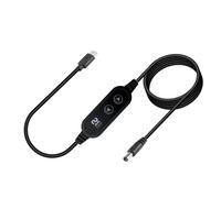 USB C to Direct Current Power Converter for Car Adjustable Voltages 5V 9V 12V 15V 20V with Power Maximumly 3A Current Plug Play Charging Solution