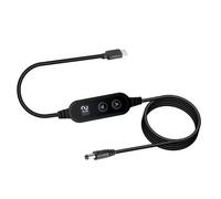 USB C to Direct Current Power Converter for Car Adjustable Voltages 5V 9V 12V 15V 20V with Power Maximumly 3A Current Plug Play Charging Solution