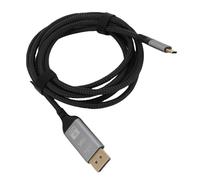 USB C to DisplayPort Cable 16K High Resolution 2m Cord for Laptop Phone Display Port Projector Aluminum Alloy