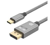 USB C to DisplayPort Cable, 8K@60Hz 4K@144Hz (Thunderbolt 4 to DisplayPort Cable) Type-C to DP Cable Compatible with MacBook Pro/Air iPad Pro iMac XPS S23 (Not for Portable USB-C Monitor) 1.8m