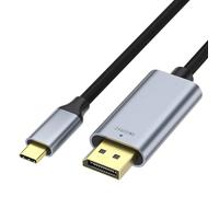 USB C to DisplayPort Cable for MacBook Pro/Air, 8K@60Hz 4K@60Hz, 2K@165Hz Display Port to Type C cable Thunderbolt 3/4 to DP Compatible iPhone 15 Pro Max iPad Pro iMac Samsung etc. 1M