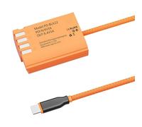 USB C to DMW BLK22 Camera Virtual Power Adapter for Compact Digital Cameras and Advanced Models with 60cm Cable Dummys Battery