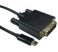 USB-C to DVI Lead, 1m 4K 30Hz