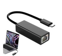 USB C to Ethernet Adapter - 1.02 Inch Ethernet Adapter | LAN Adapters, USB Type-C to Gigabit Computer Network Adapters for Business Travel, Education & Entertainment