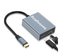 USB C to Ethernet Adapter, 1000Mbps Ethernet to Type-C with USB Type-C Charging Port, Compatible with Chromecast, Google TV, iPad Air, etc.