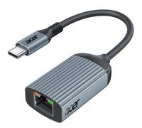acer USB C to Ethernet Adapter, Gigabit RJ45 to USB 3.0 Type-C Ethernet LAN Network Adapter, Portable Thunderbolt 3/4 Adaptor for MacBook Pro/Air, iPad Pro, XPS, Laptop, Smart Phone & More - Grey
