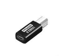 USB C to for midi Adapter for Electric Pianos Drums USB C to(Black)