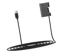 USB C To FW50 Fake Battery Adapter Cord Conversion Wire For A5100 NEX5 Offering Stable Power Supply Solution Black Lightweight Camera Power Adapter