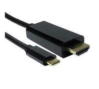 Usb C To Hdmi 4K 60Hz 1 Meter Black Data Cable