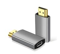 USB C to HDMI Adapter, 4K@60Hz USB Type C Female to HDMI Male Converter, Support 4K@60Hz 2K@120Hz HDR Type C Thunderbolt 3/4 Compatible for SteamDeck, Mac-Book, i-/Phone 16 15, i/-Pad Pro- 1 piece
