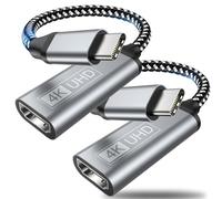 USB C to HDMI Adapter - Type C to HDMI 4K Adapter Compatible with Thunderbolt 3/4, Video Audio Output for iPhone 16Pro/16Pro Max/16, MacBook Pro/Air, Pixelbook, Surface Pro, iPad Pro/Air, XPS,Galaxy S