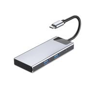 USB C to HDMI Adapter, USB_C Hub to 4K HDMI with 100W PD & USB 3.0 Port Multiport Digital AV Converter for MacBook, iPhone 15, Tablets, iPad Pro/air, Switch and More Devices 6IN1