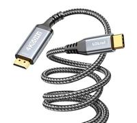 USB C to HDMI Cable 2M, 4K@60Hz & 1080P@240Hz High Speed HDMI 2.0, Compatible with Thunderbolt 3/4/5, for MacBook Pro/Air, iPad Pro, iPhone 17/16/15, Samsung Galaxy, Surface, Chromebook, Fire TV