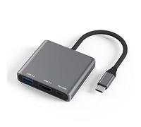 USB C to HDMI Multiport Adapter,4K 60Hz HDMI/USB3.0/ USB-C PD 3 in 1 Type c Hub Compatible with MacBook Pro,Chomebook, HP Spectre,Surfacebook Pro etc